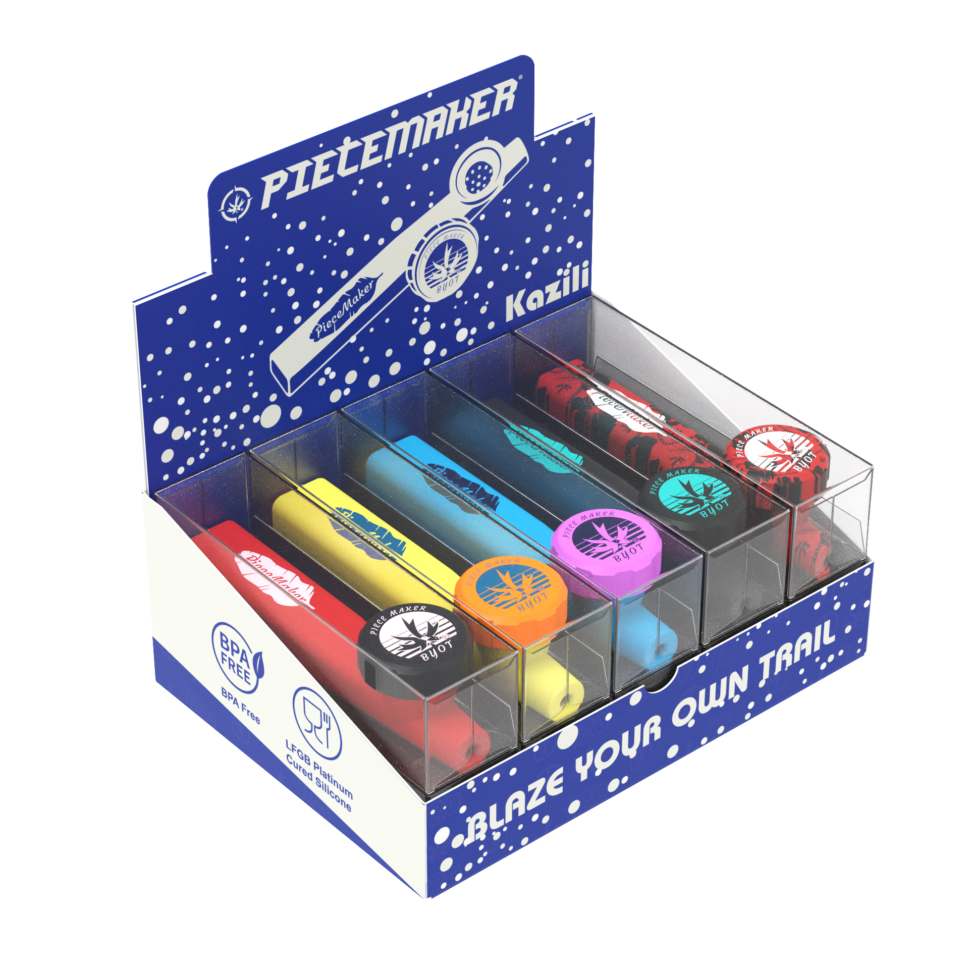Kazili POP Display (10pcs) - Assorted