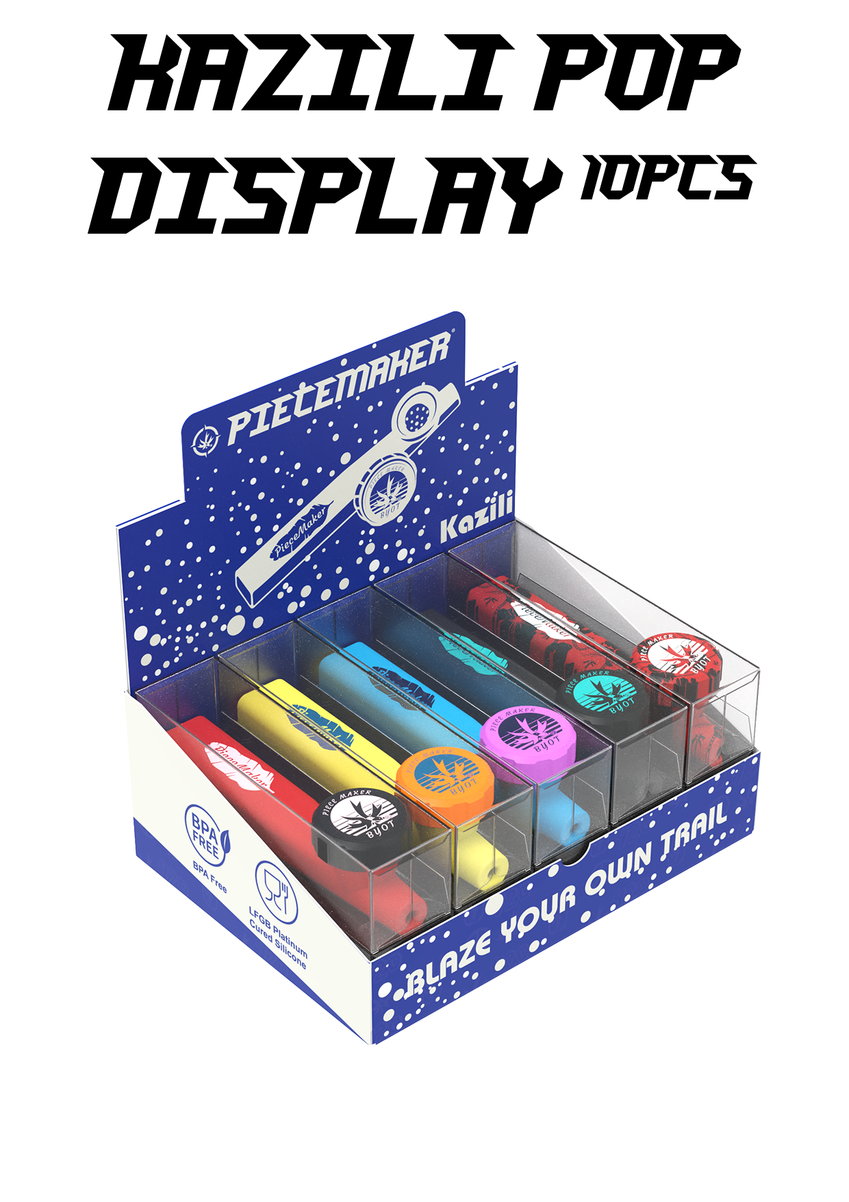 Kazili POP Display (10pcs) - Assorted